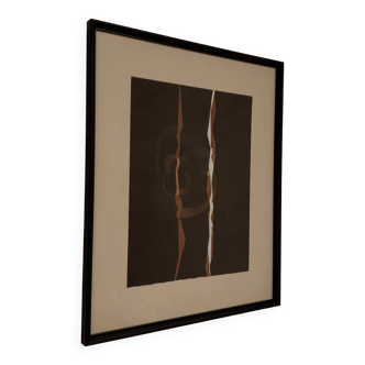 Amadeo Gabino La Noche Oscura Lithograph