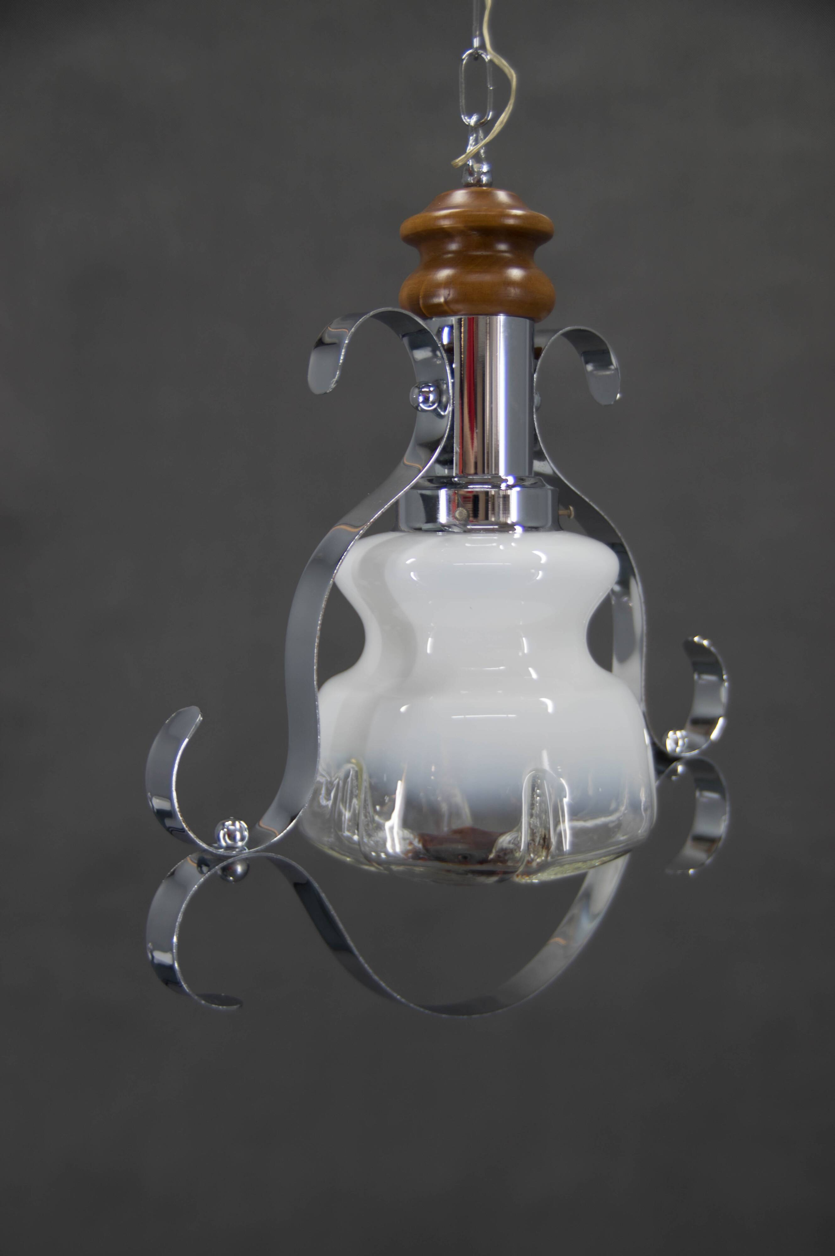 Murano Glass Pendant, Italy, 1980s