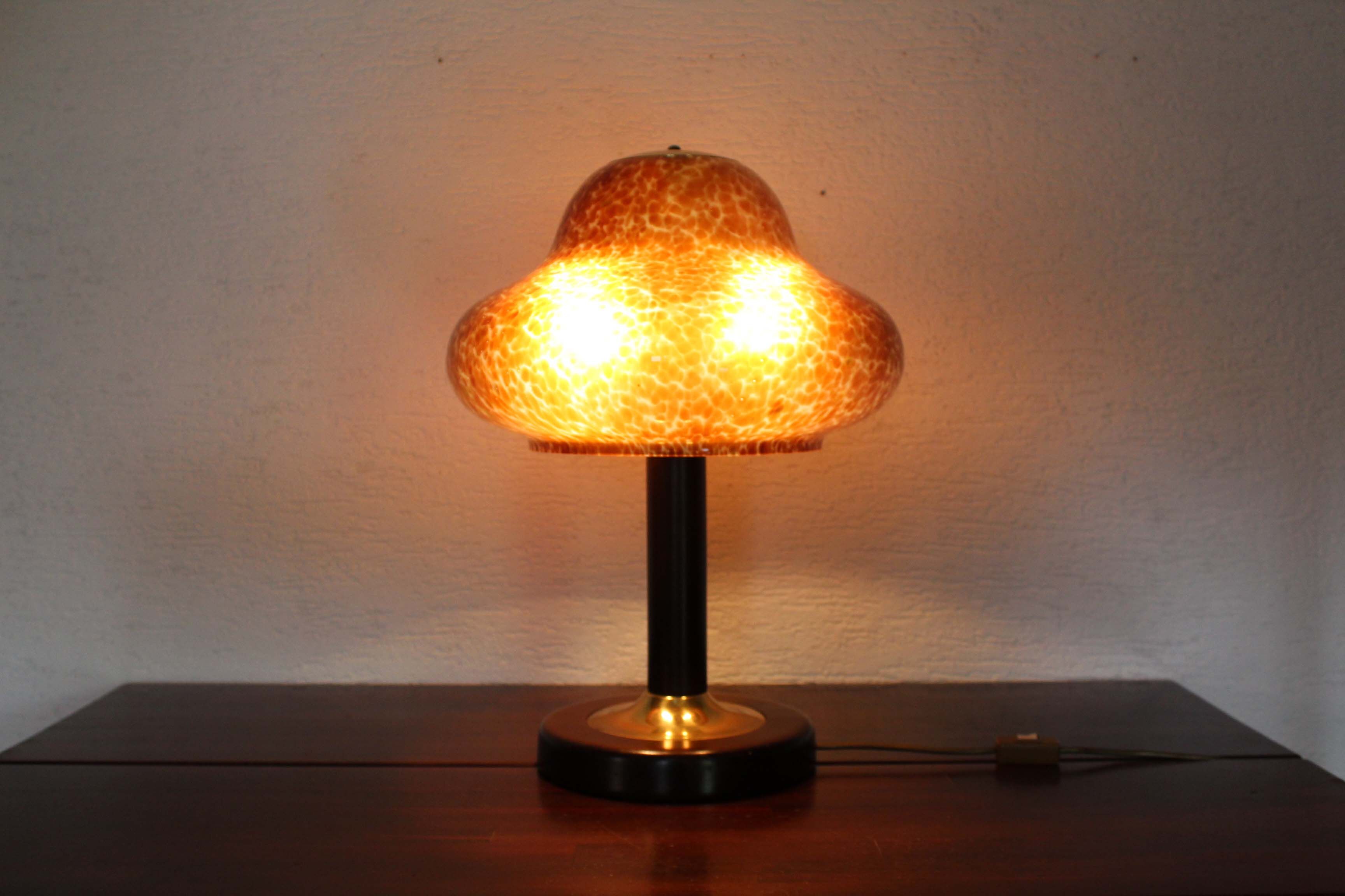Lampe de table en verre Murano