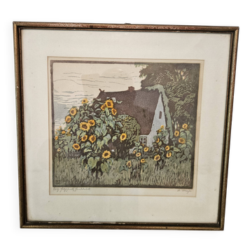 Lithograph by H. Majs