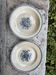 2 ceramic dishes, 19th century