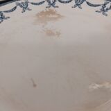 Set of 7 flat plates terre de fer u&c sarreguemines and digoin