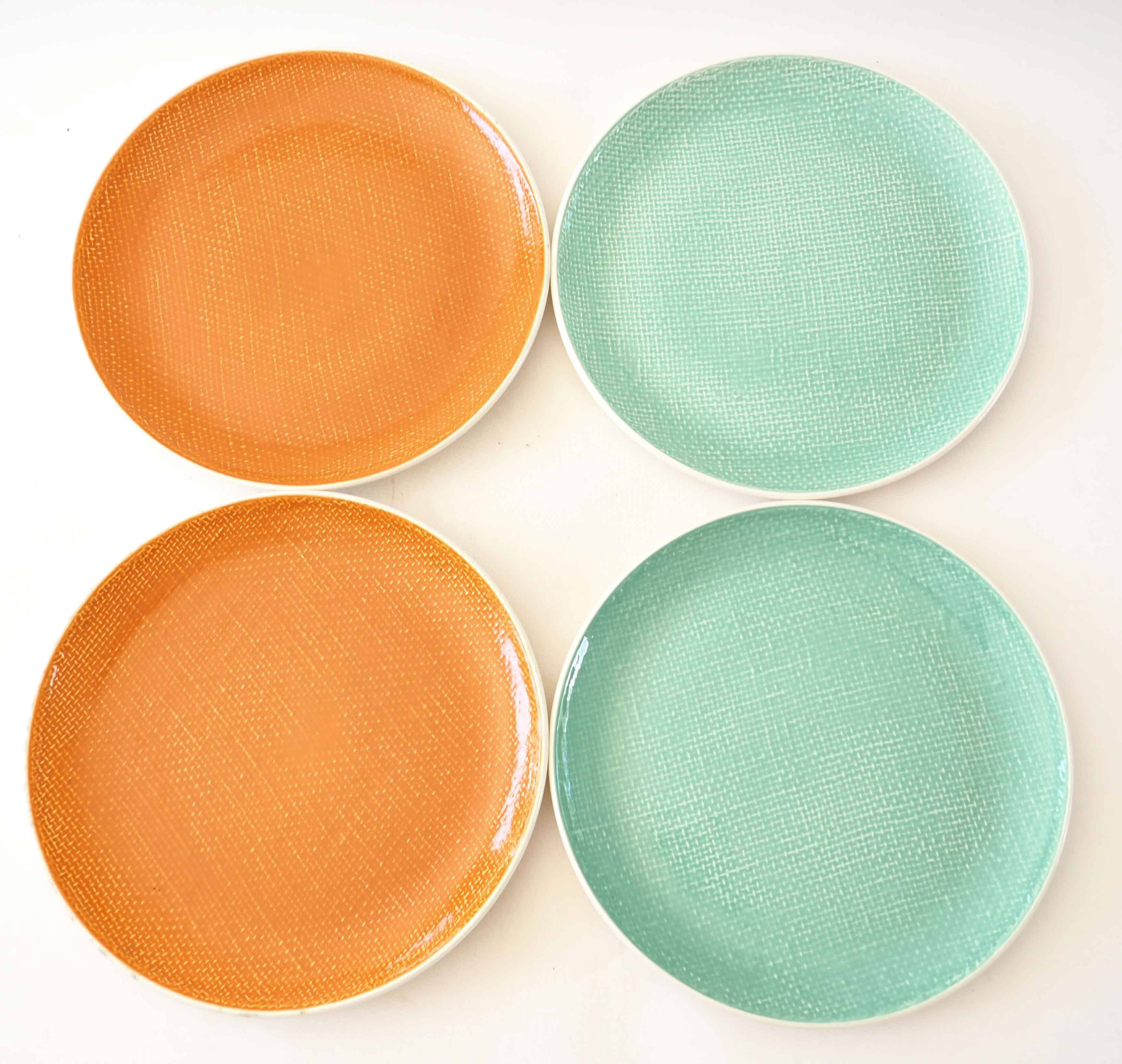 8 plates colors Salins