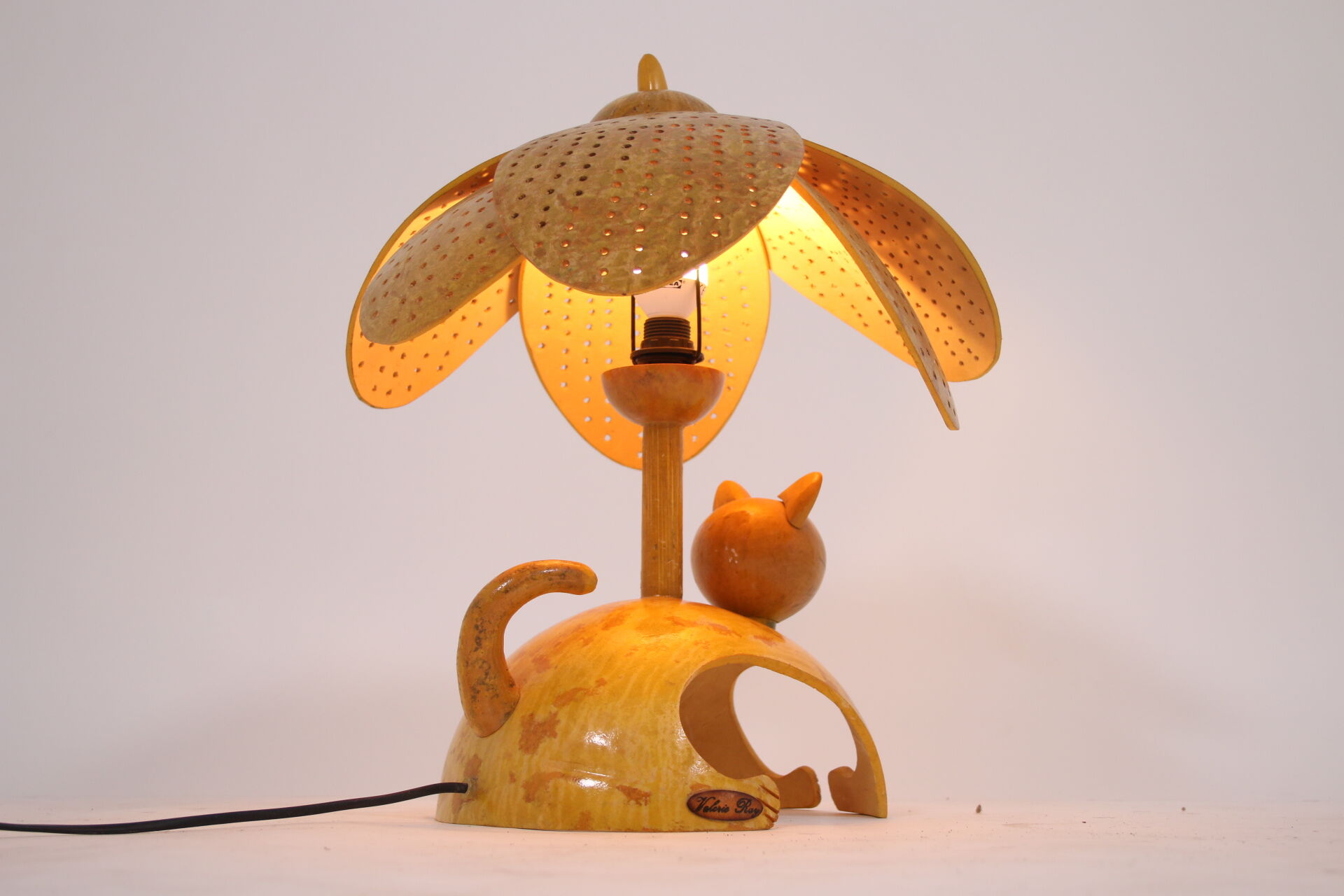 Valerie Ray palm cat French design 1970's