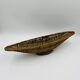 Vintage elongated wicker basket