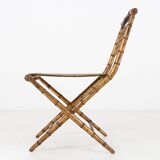 Chaise pliante ancienne 1850