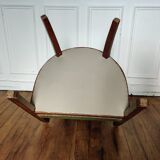 Fauteuil velours vert