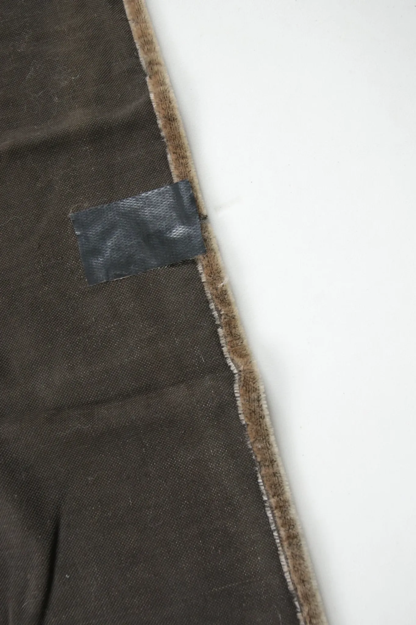 Art deco velour rug with fringes – 1930s, 142 x 91 cm