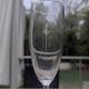 Lot de 2 flûtes à champagne / verres à dégustation gravés
