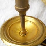 Pair of bronze wall lights