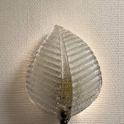 Applique feuille Barovier & Toso verre de Murano