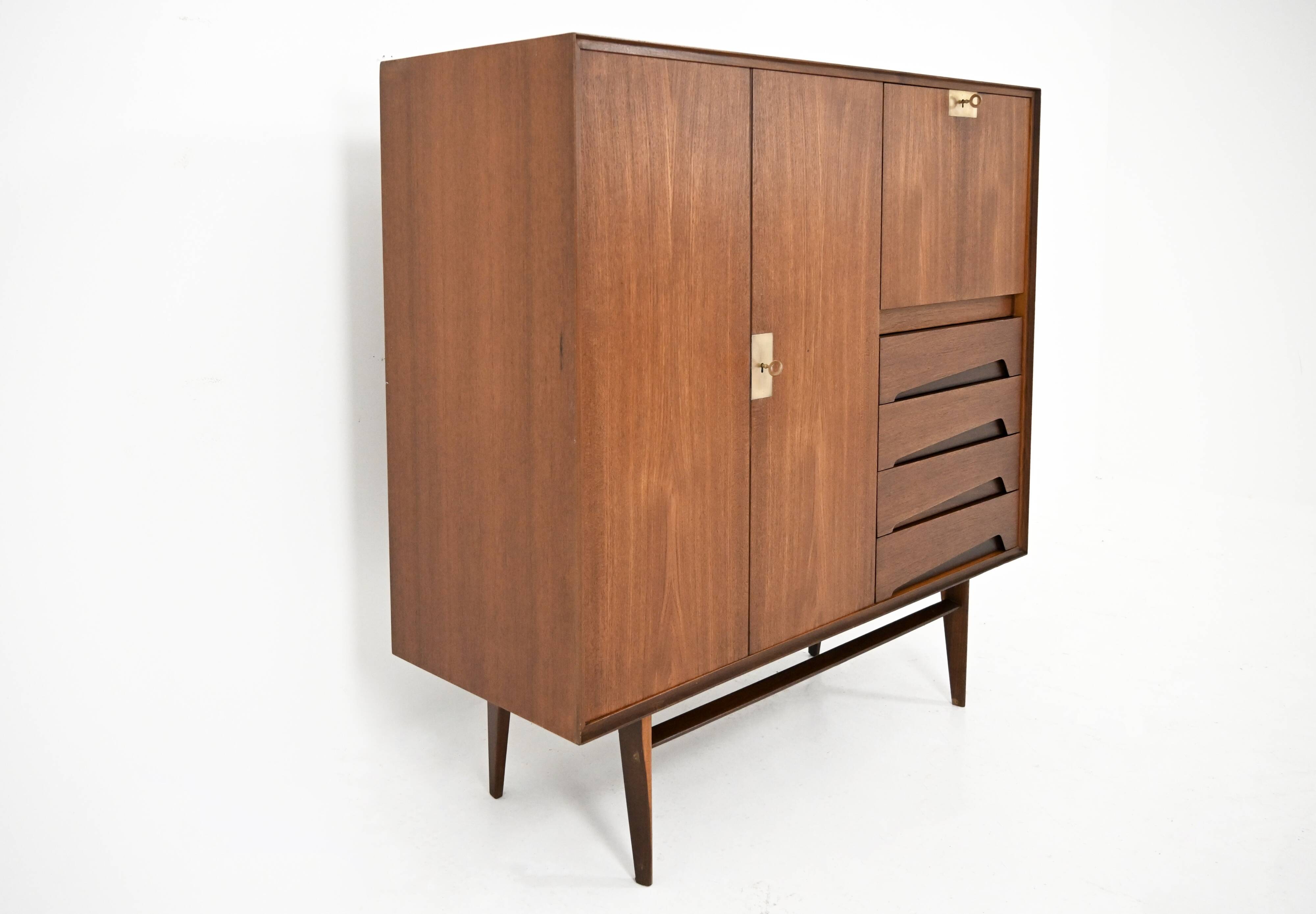 High buffet by Edmondo Palutari for Dassi Mobili Moderni, 1960s