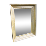 Antique mirror with gilded wooden frame