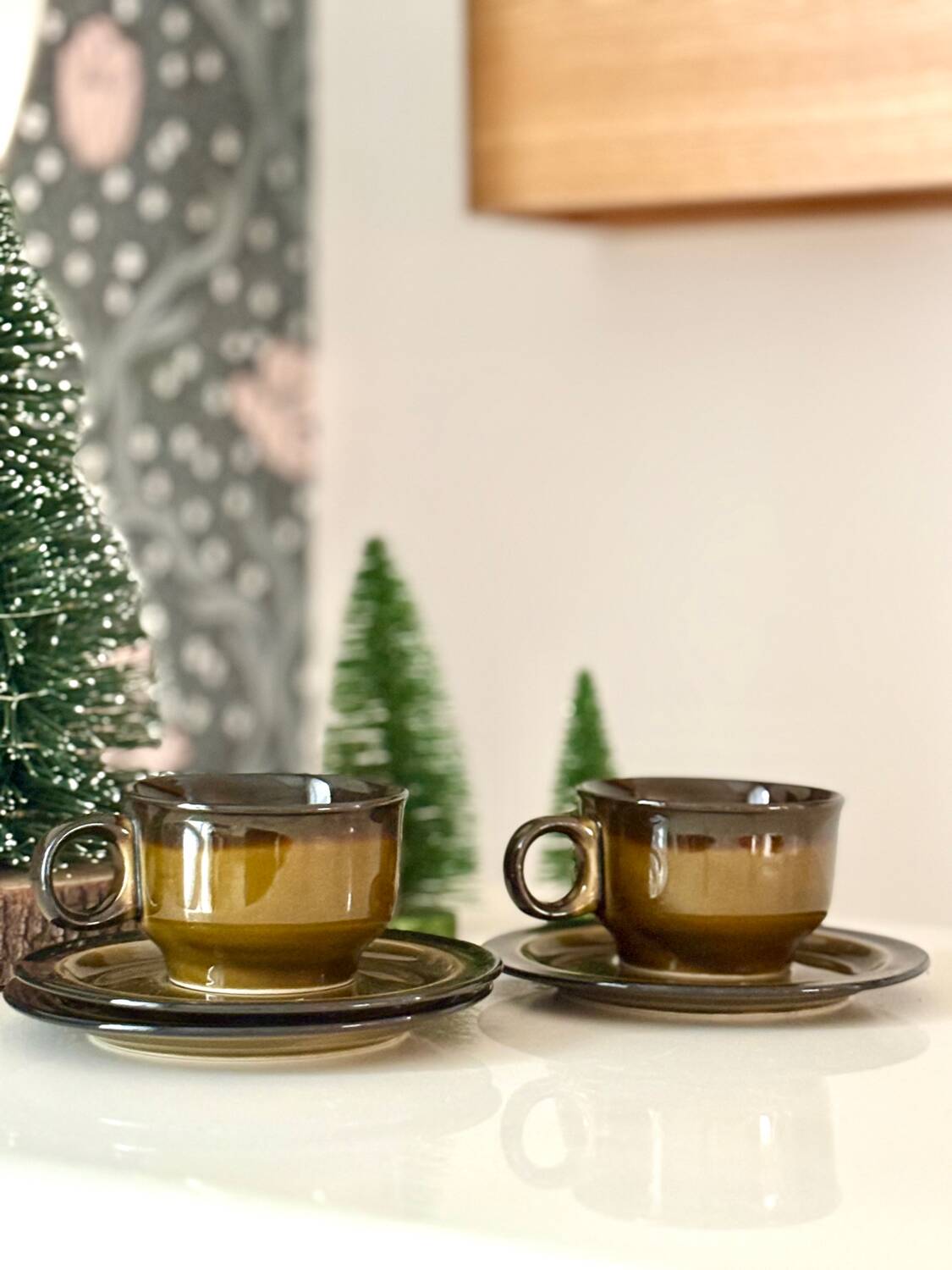 Set of 2 vintage 1970 mugs made in Poland