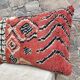 Vintage Berber Kilim cushion cover: Moroccan wool cushion