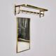 Vereinigte Werkstätten, brass cloakroom and mirror