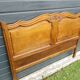 Antique solid oak headboard