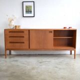 Danish teak sideboard * Sliding doors * 183 cm