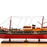 Tintin - Model of the Sirius Boat - The Treasure of Rackham the Red 60 cm wood