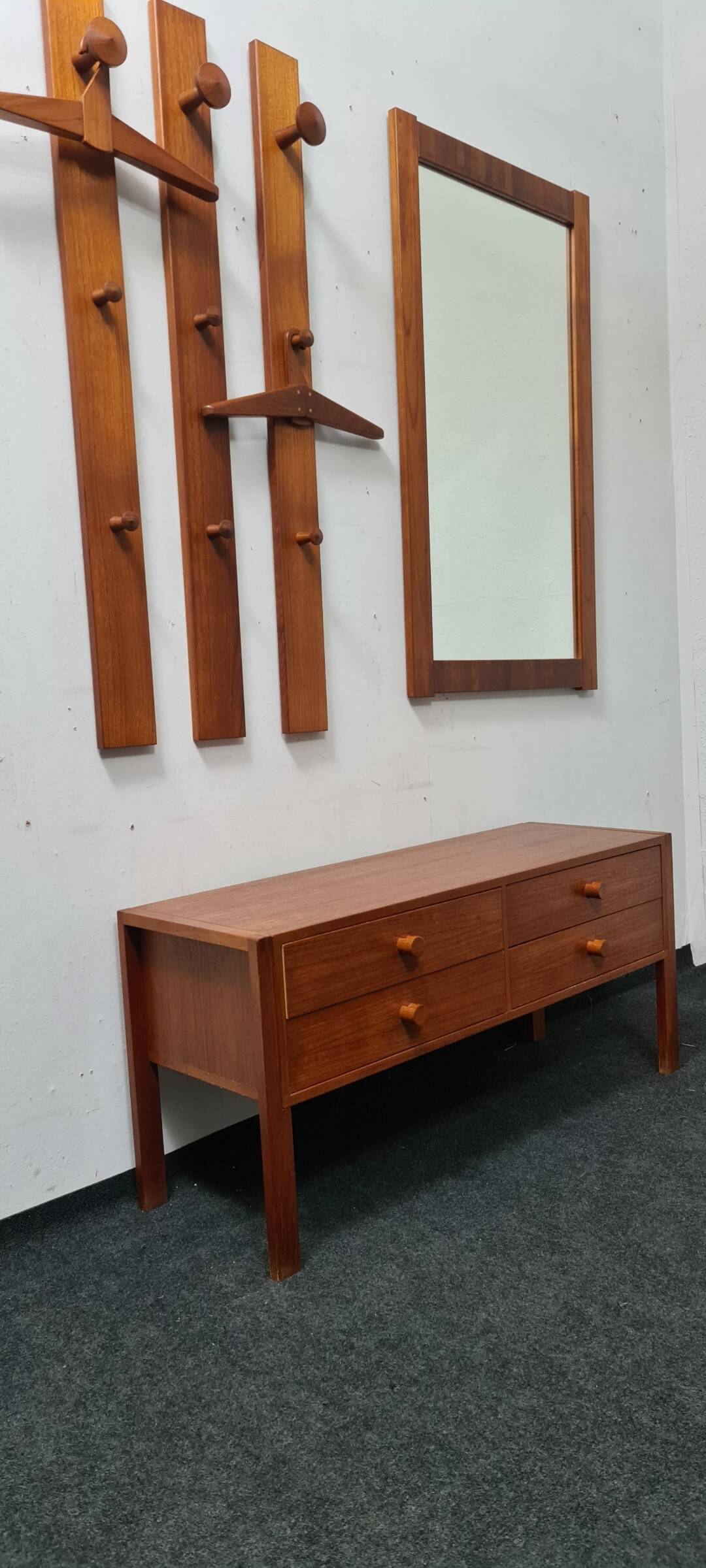 Vintage Danish design teak  Gardarobe by Aksel Kjergaard .