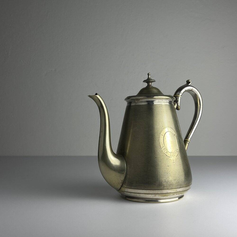 Silver-plated coffee pot by Benetfink & Co.