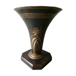 Lampe cornet art deco,