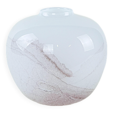 Glass vase, Danish design, 1970s, made in Denmark