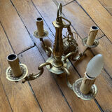 Gilded bronze chandelier