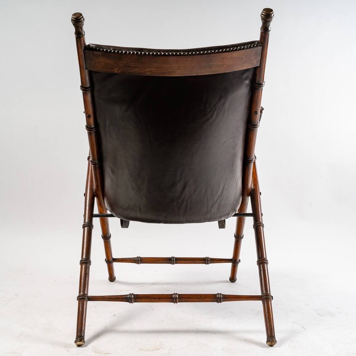 Pair of officers' armchairs