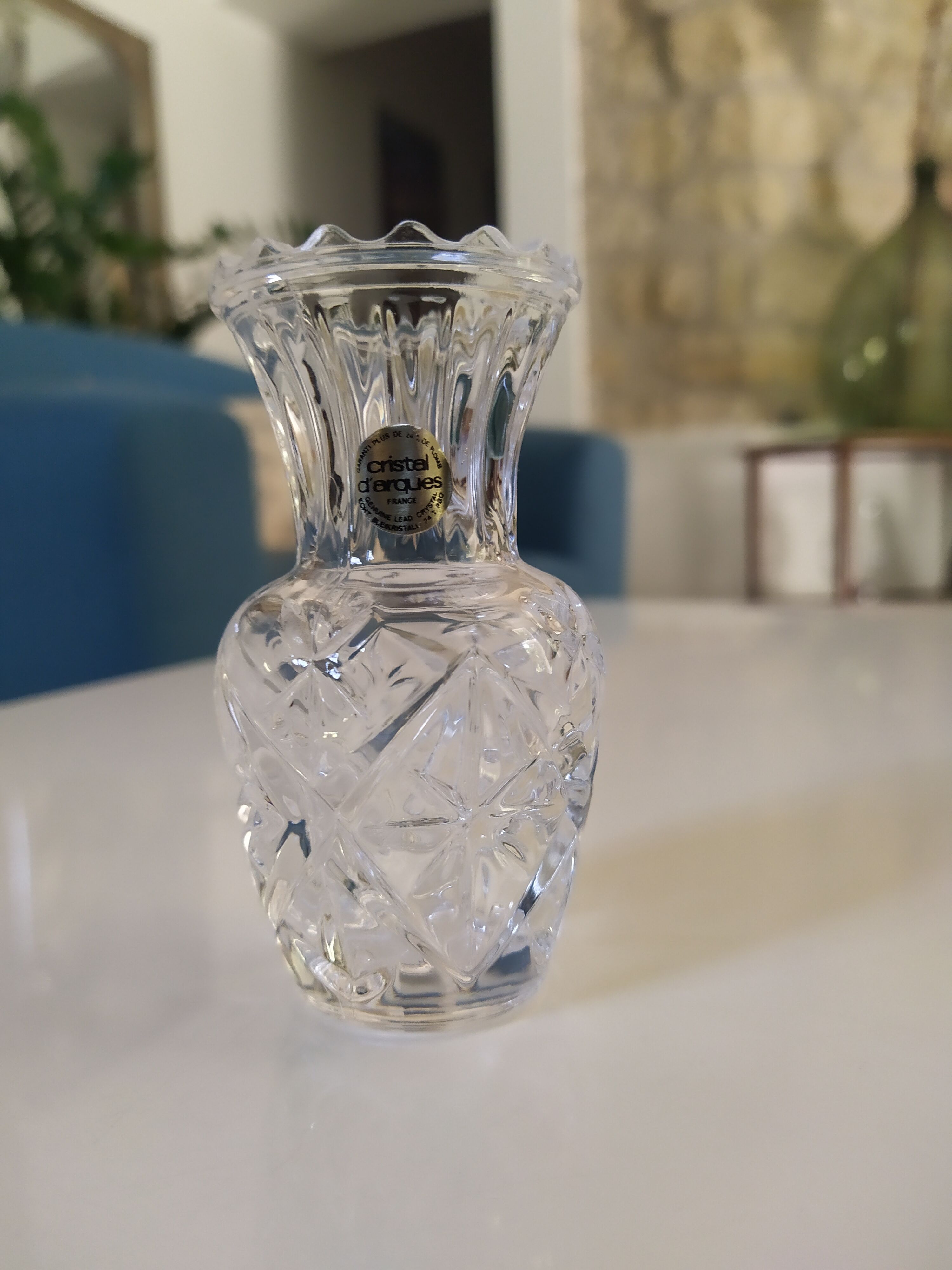 Crystal vase