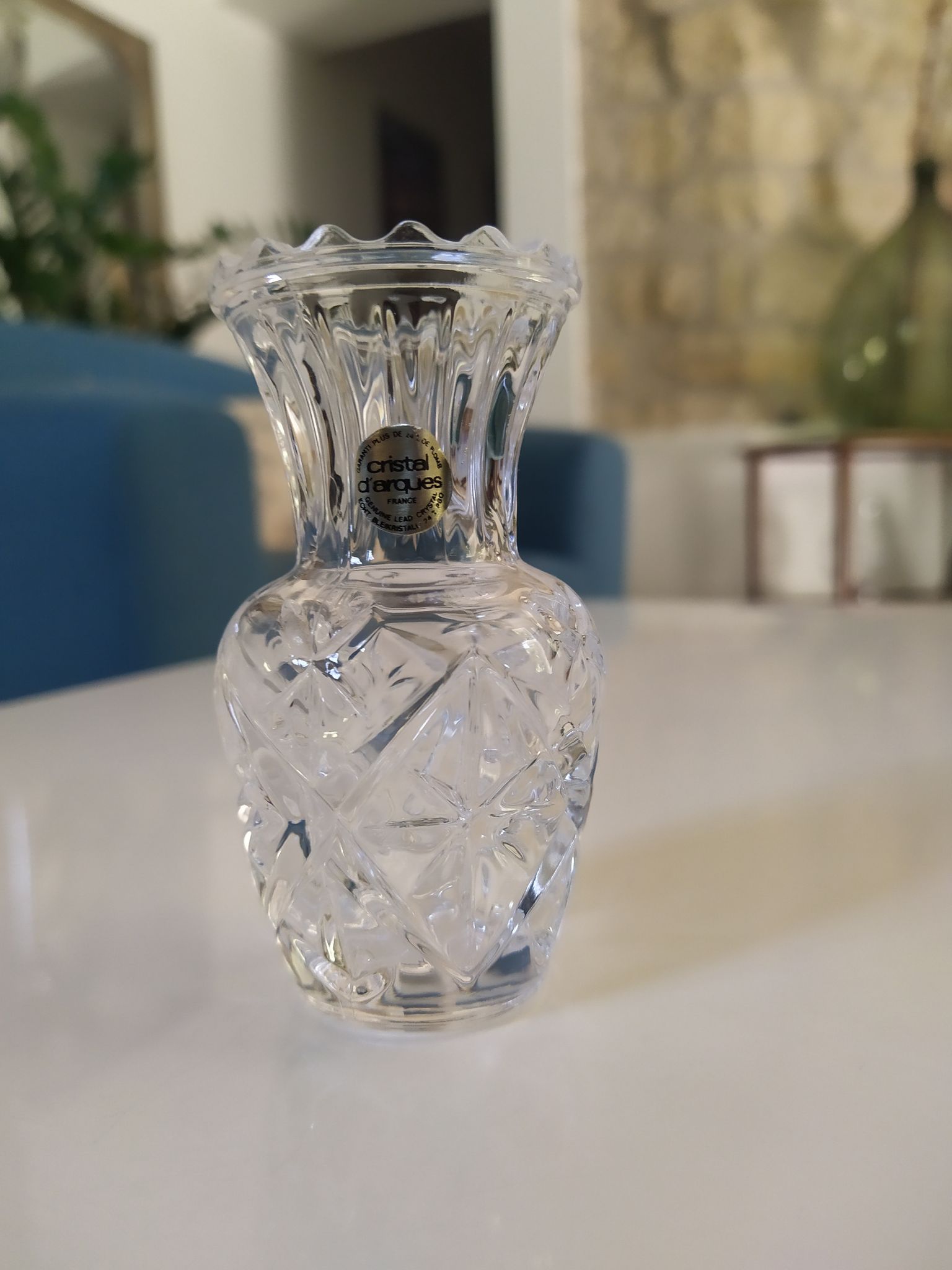 Crystal vase