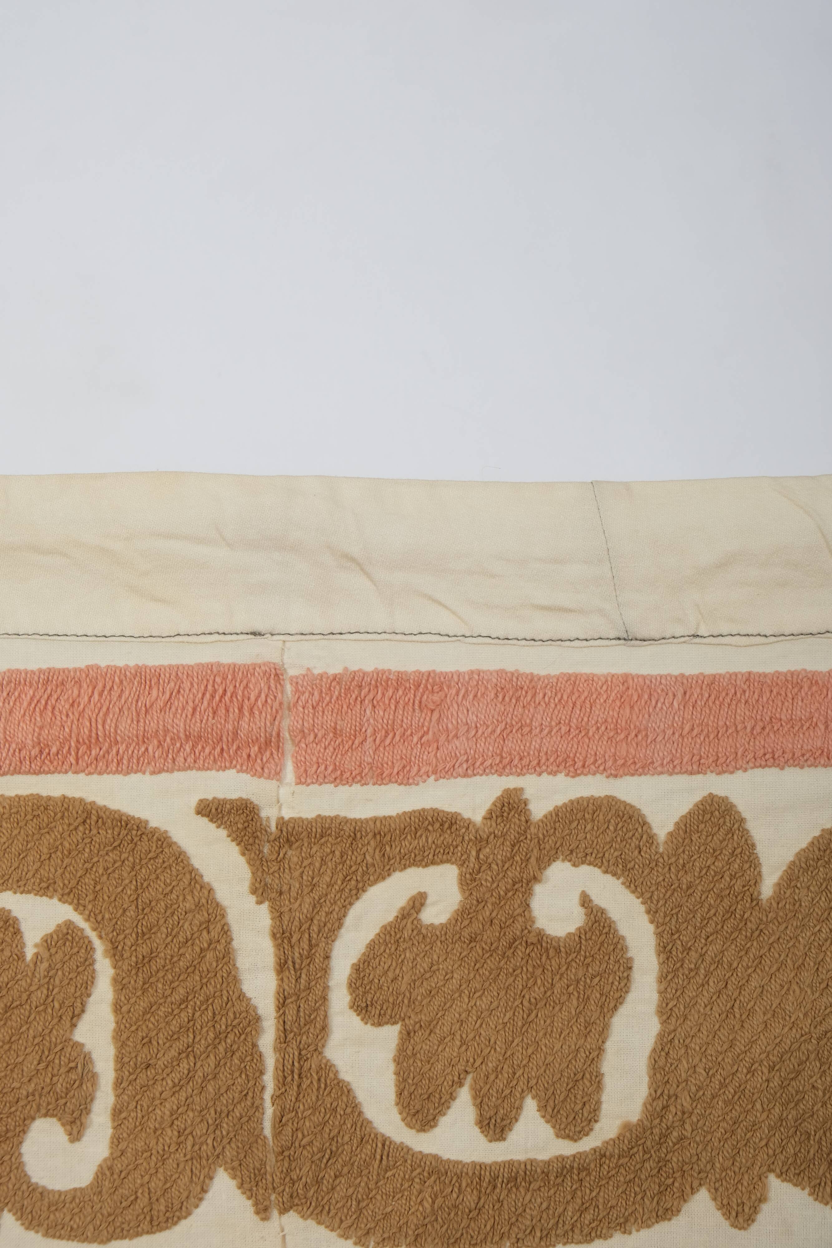 Hand knotted rug, vintage Turkish rug 145x160 cm