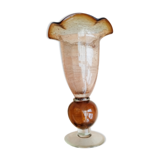 Amber Biot vase