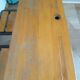 Bureau d’écolier vintage en bois et métal - Bureau double
