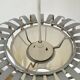 Vintage chandelier pendant in chrome stainless steel