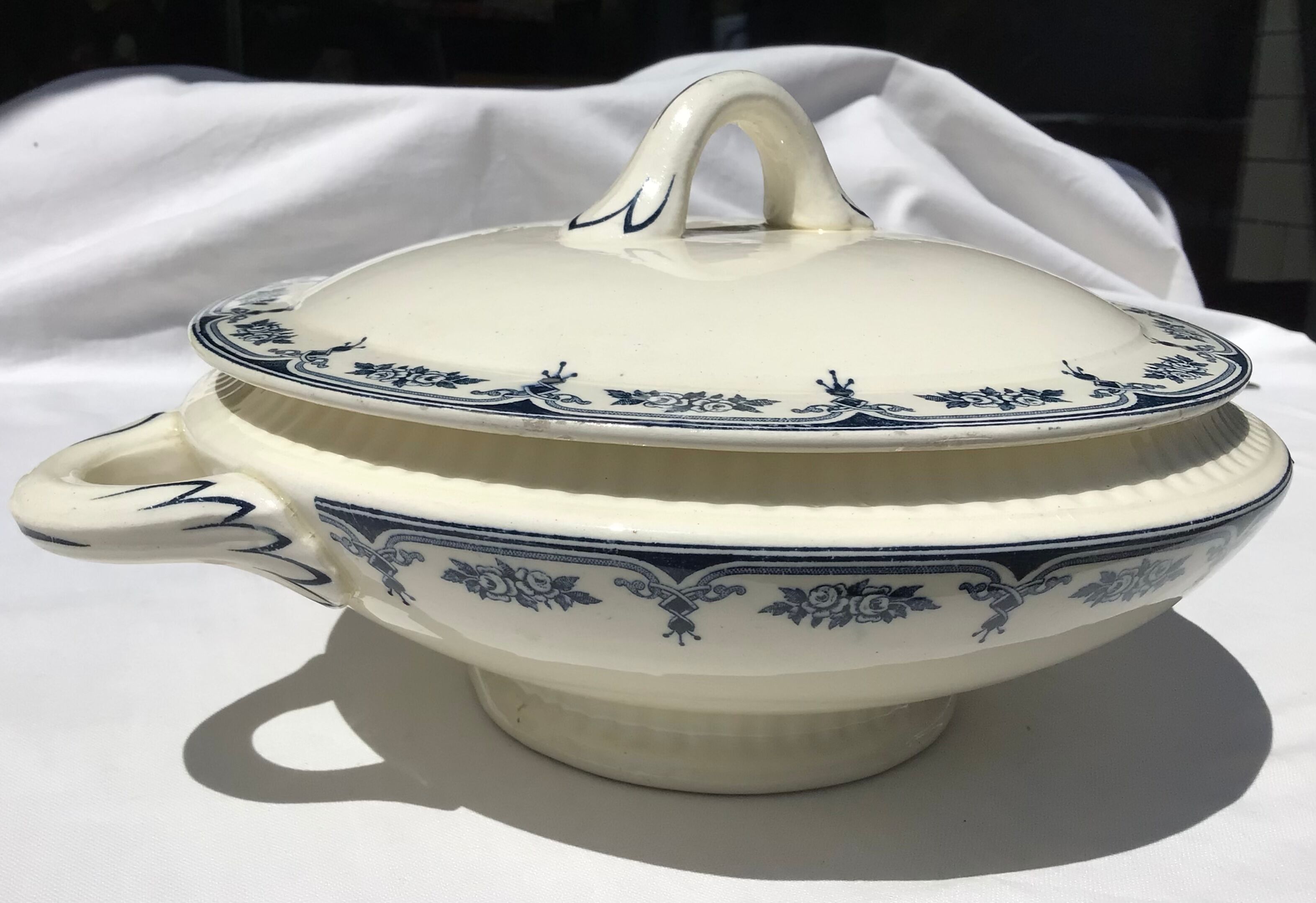 Soup or vegetable Iron Earth Salins Sathonay navy blue