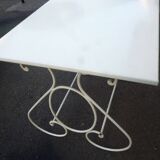 Iron bed and his bedside