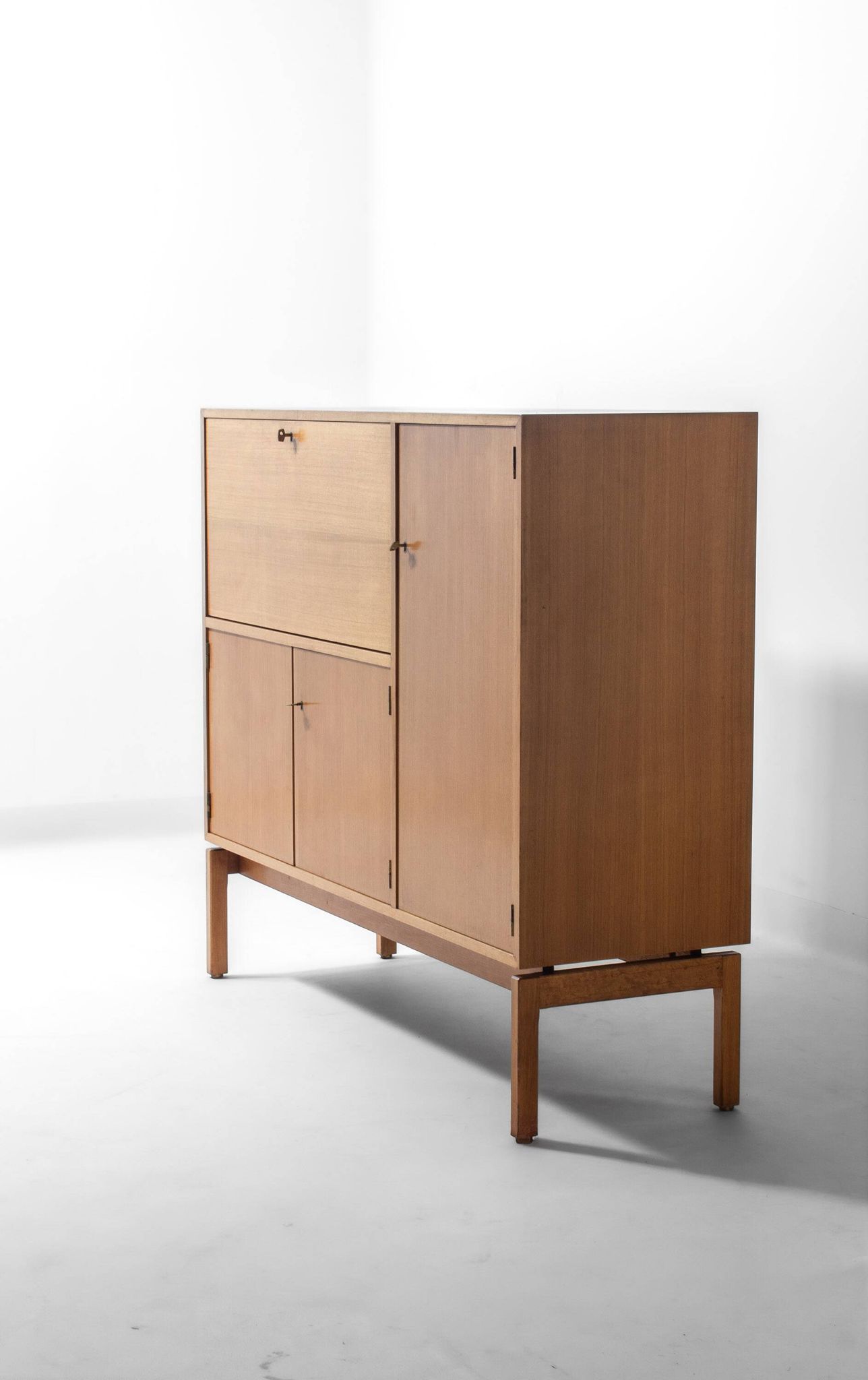 Illuminated mid-century bar cabinet by Jos de Mey, Belgium 1960s