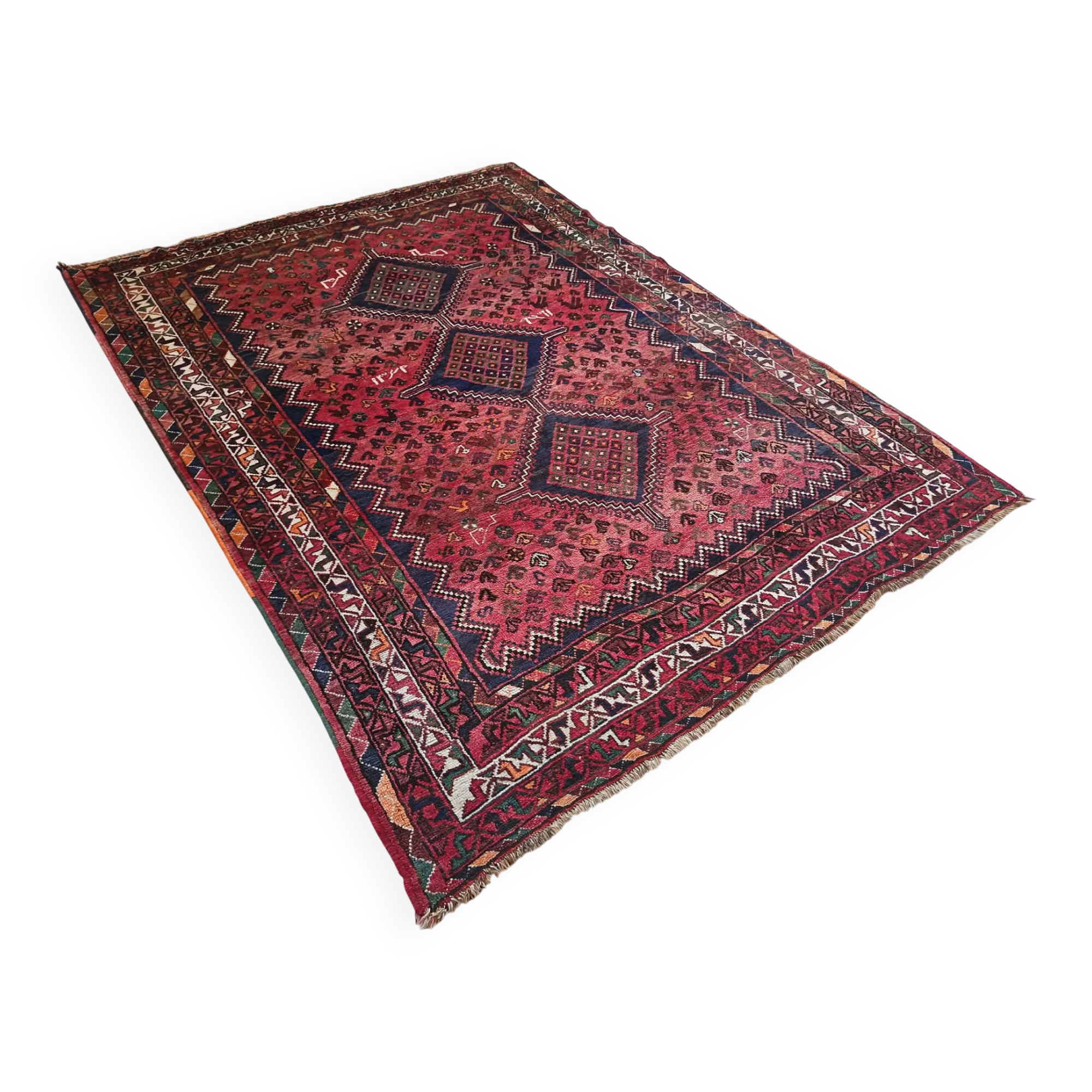 Handmade Shiraz Persian rug