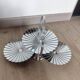 Vintage chrome-plated metal display stand for appetizers and petits fours