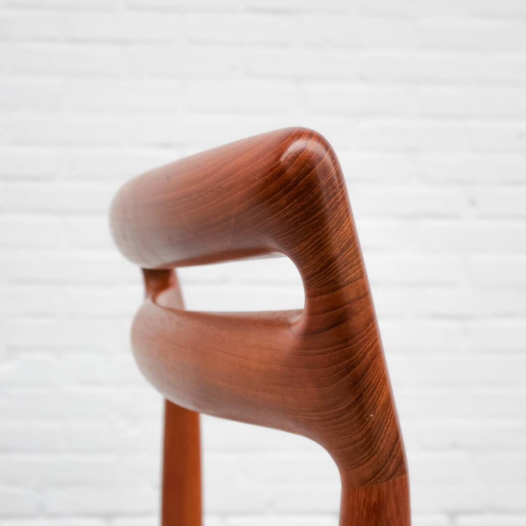 4 chaises de salle à manger par HW Klein pour Bramin, années 1960