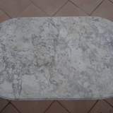 Table bistrot marbre