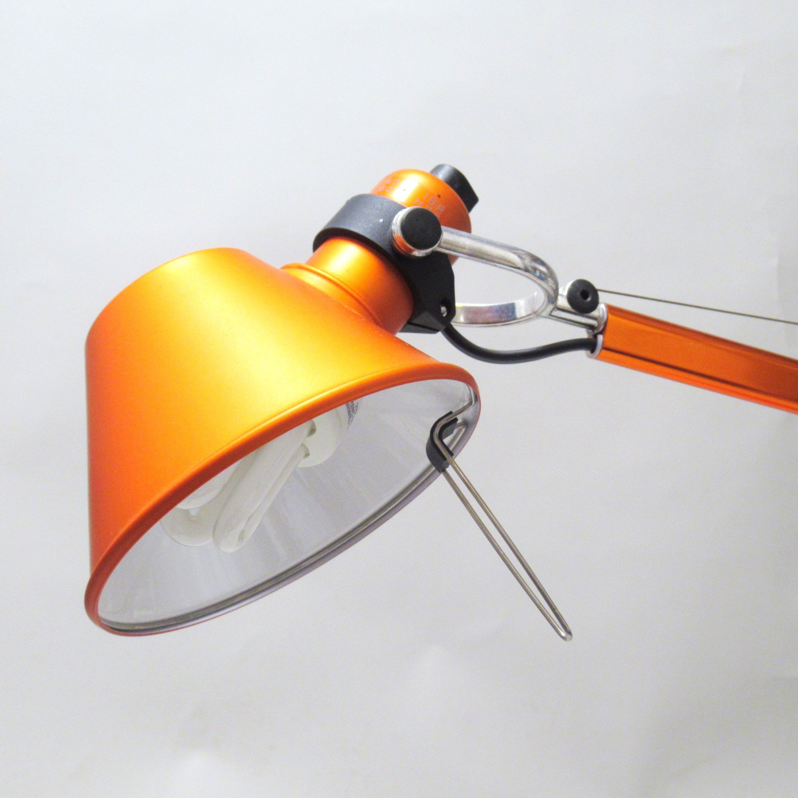 Lamp Tolomeo micro orange Michele by Lucchi Artemide
