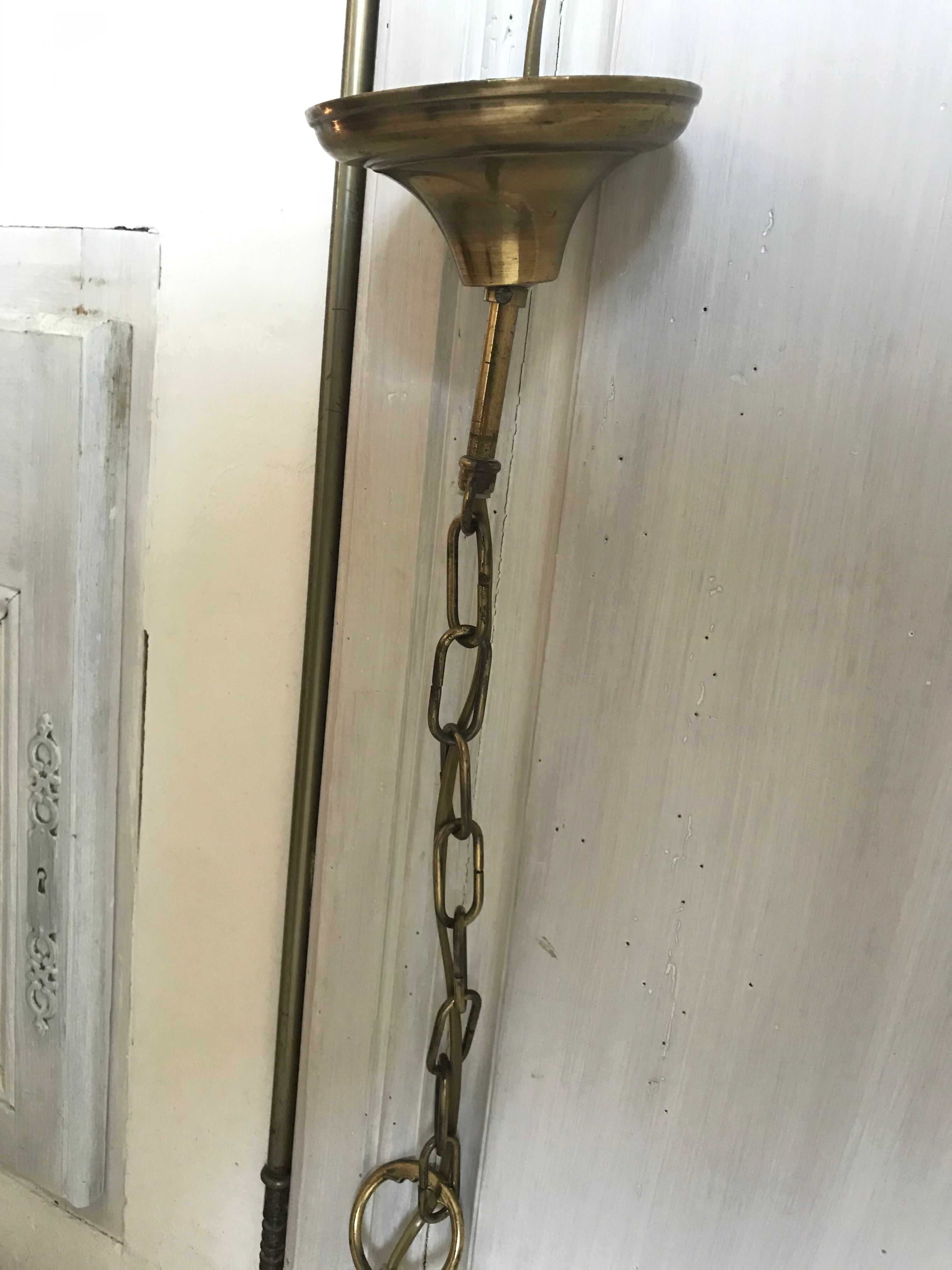 Vintage brass plafon