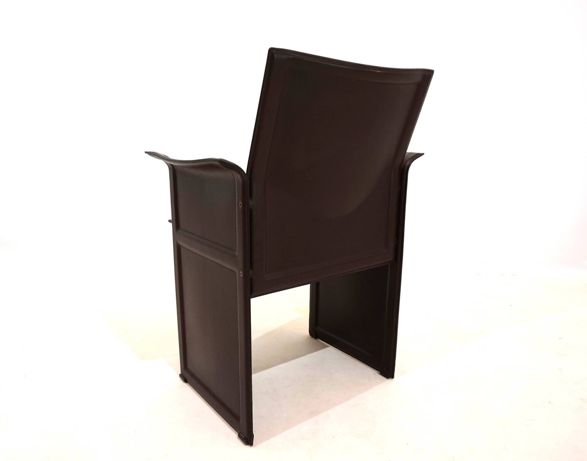 Set of 4 Matteo Grassi Korium dining/conference chairs by Tito Agnoli