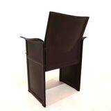 Set of 4 Matteo Grassi Korium dining/conference chairs by Tito Agnoli