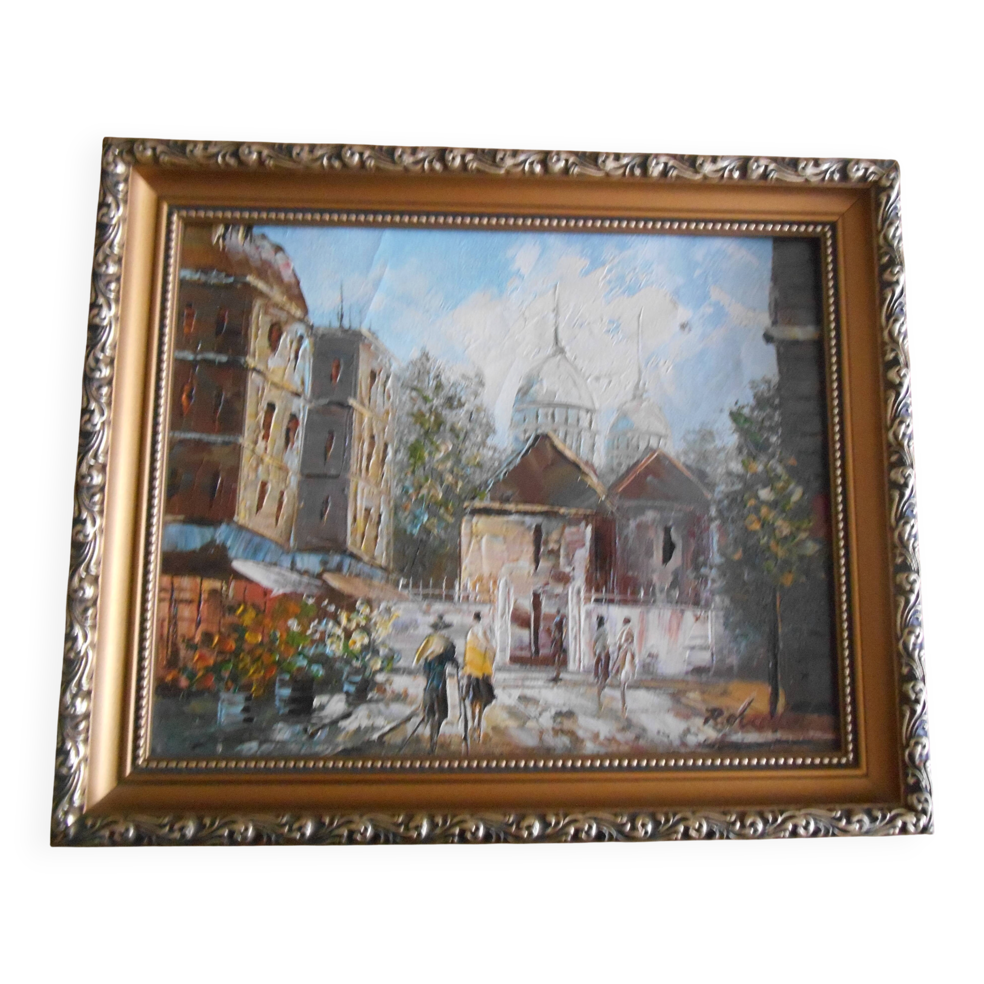 Oil painting canvas