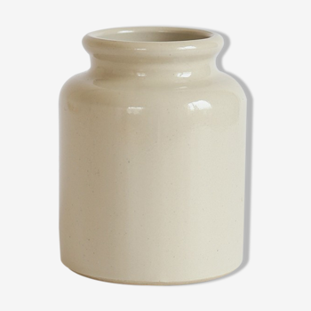 Beige sandstone pot