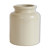 Pot en grès beige