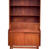 Danish library and its teak secretary 1960 by Johannes Sorth